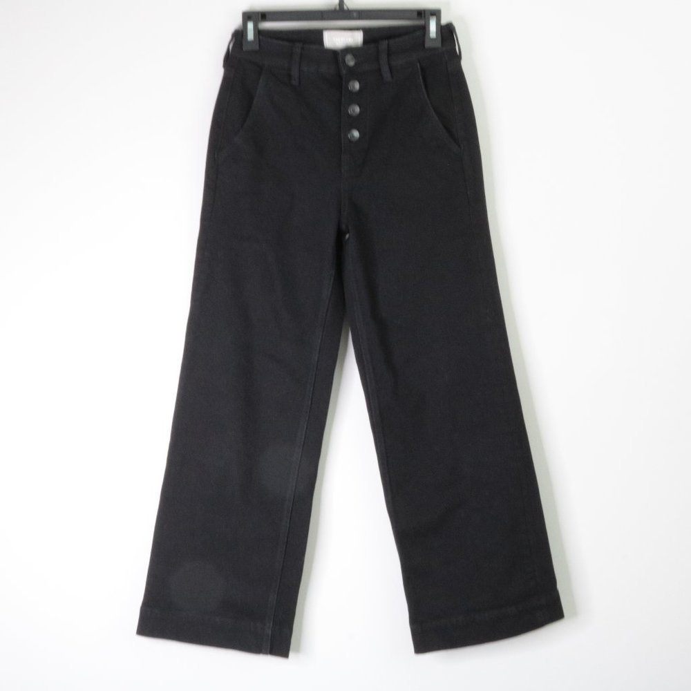 Everlane wide leg jeans black 26 regular